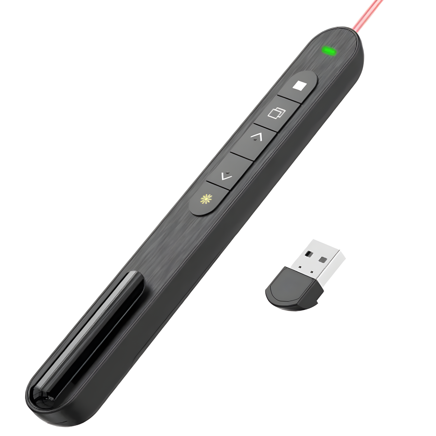 USB Presentation Remote w/ Laser Pointer